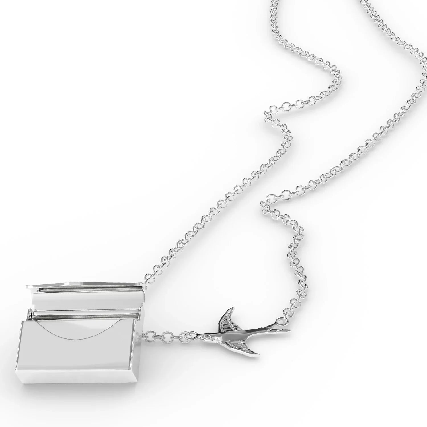 Irish a Vintage Coffee style Neonblond Cocktail, in Envelope silver Necklace Locket