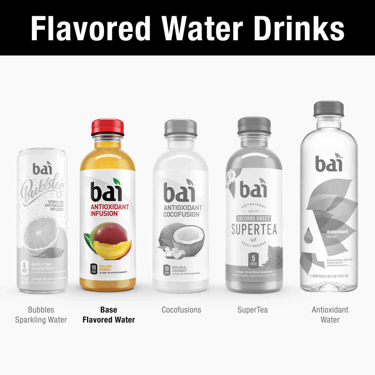 Antioxidant Malawi 12 Oz, Drink, Mango, Fl Gluten-Free, Bottles Pack Bai Infused 18