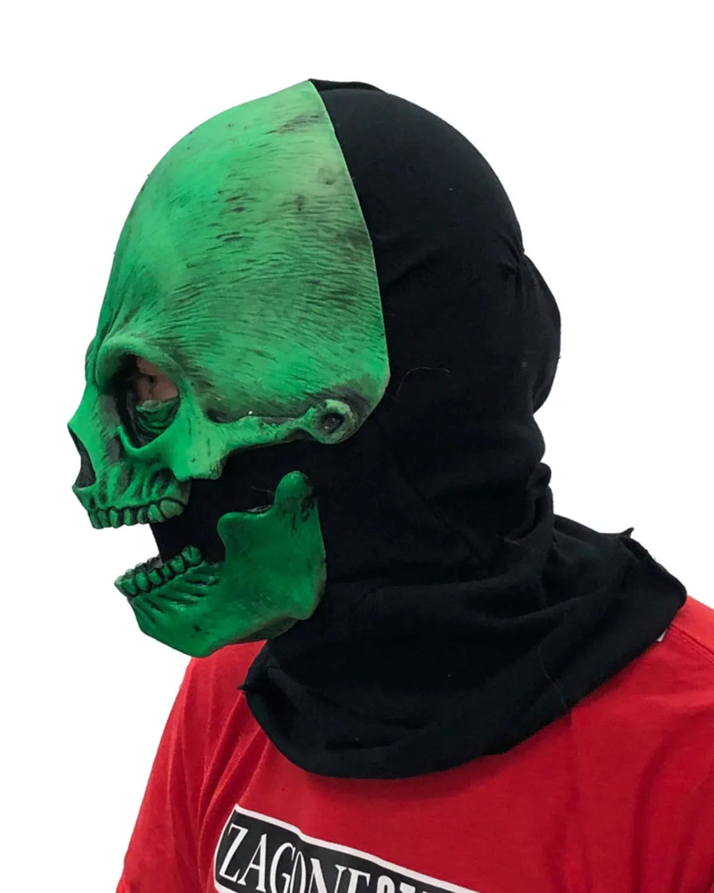 Sock Uv Green Skull Mask