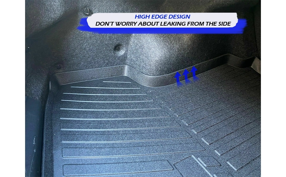 with Nissan Easy 2013-2023 – – Weather-Resistant Rubber Lip Pre-Cut Trunk for – Install Cars – for Mat Liner Raised Trunk Cargo Non-Slip Trunk EACCESSORIES Laser EA – Mat Altima Mats Car to Design