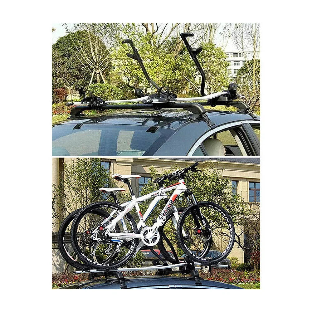 Rack Universal ZXMT Rail Luggage Carrier Baggage 2Pcs Fit Car Cross Roof for