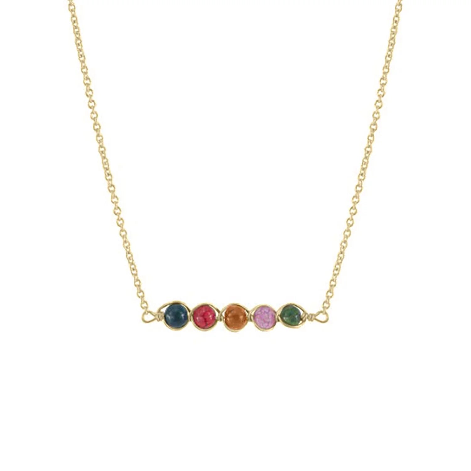 Inc Boutique Box Wire Wrapped Bar Teens for Amazonite Women, Blue Necklace Pendant
