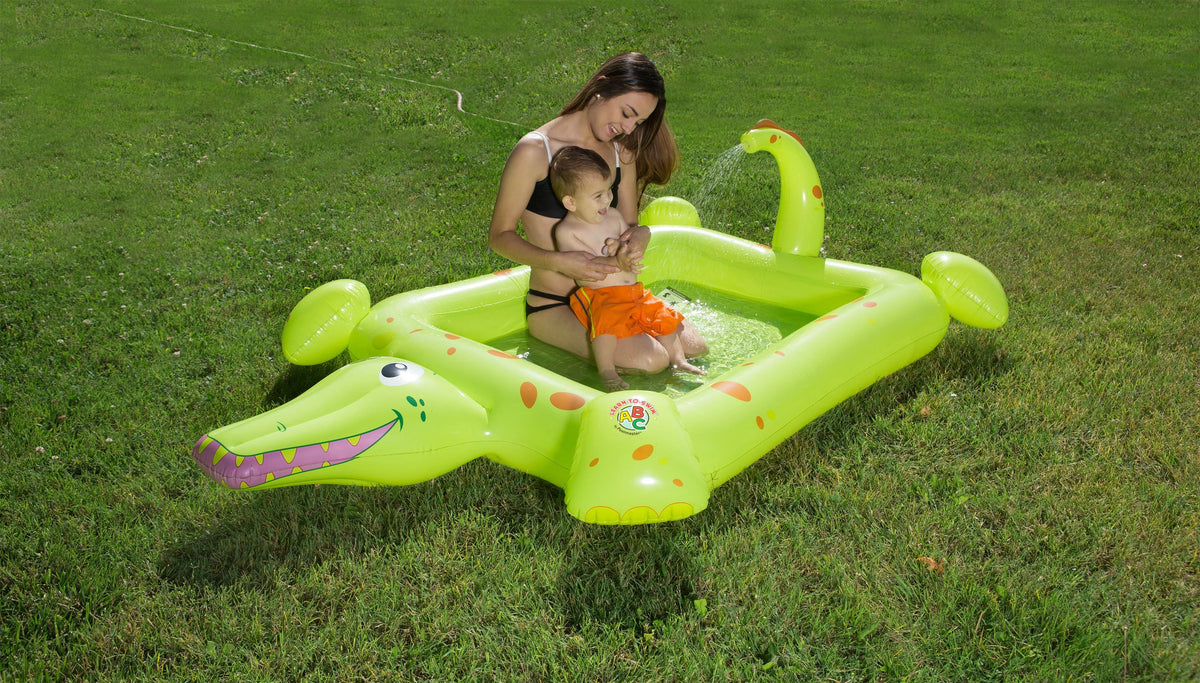 Spray Swimming Crocodile Pool Kiddie Poolmaster Inflatable