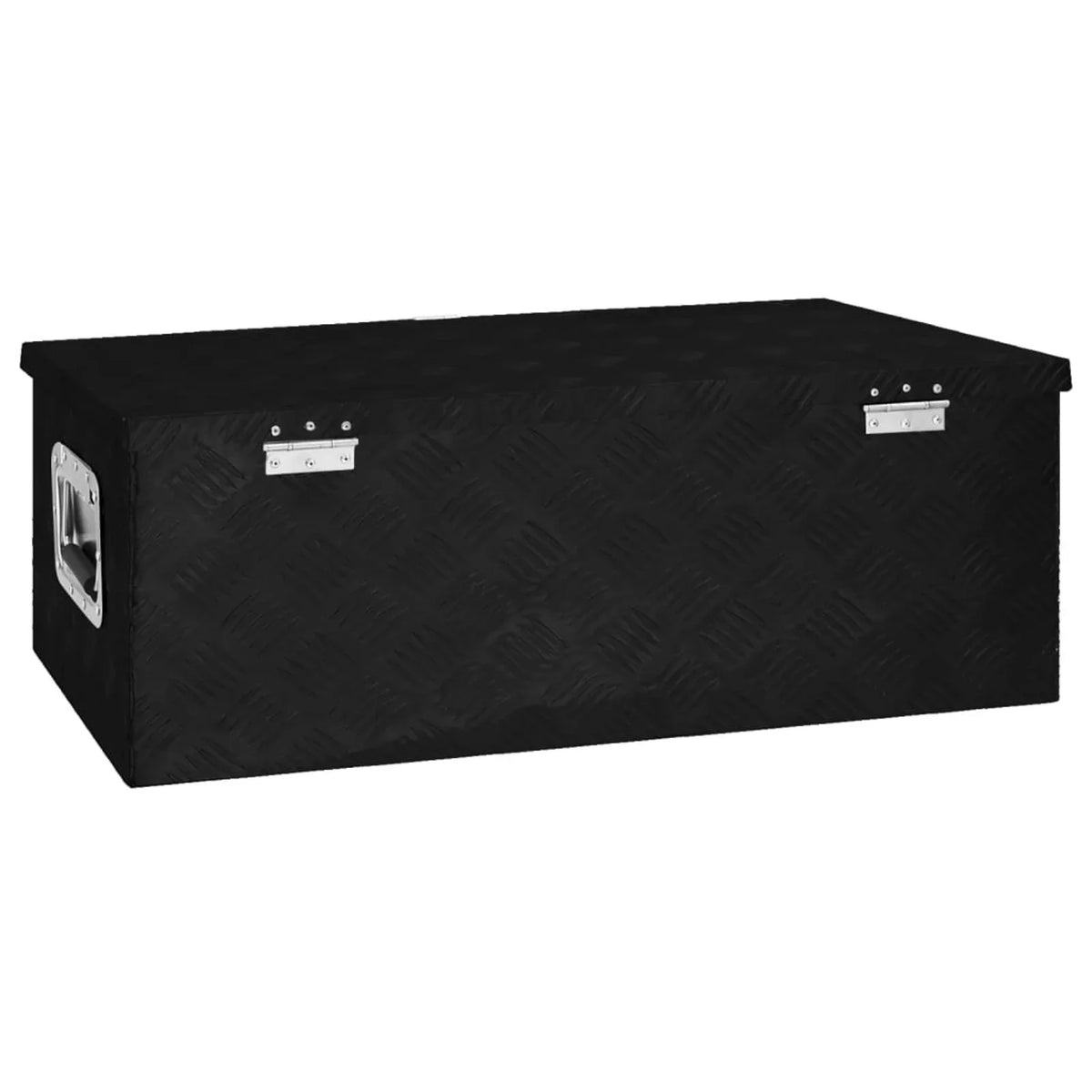 Tool W x for x Toolbox 15.4 11.8 Case Trip Vehicle, Box Inches Camping 31.5 Box Underbody Black Storage x (L Organizer Dcenta Aluminum Trailer H) Truck Lockable x Garage,