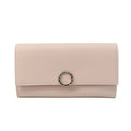 (bi-fold) Pre-Owned Bvlgari 30415 Long Pink Leather Bvlgari Wallet Women's Bvlgari (Good)