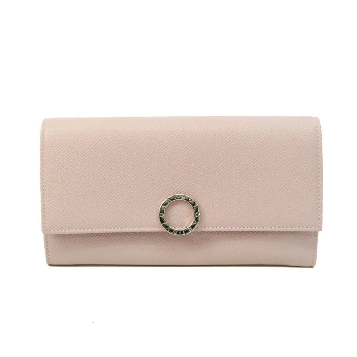 (bi-fold) Pre-Owned Bvlgari 30415 Long Pink Leather Bvlgari Wallet Women's Bvlgari (Good)