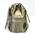 Women's Davidson Bag (Good) Handbag,Shoulder Pre-Owned Gold S Carnival Leather J&M