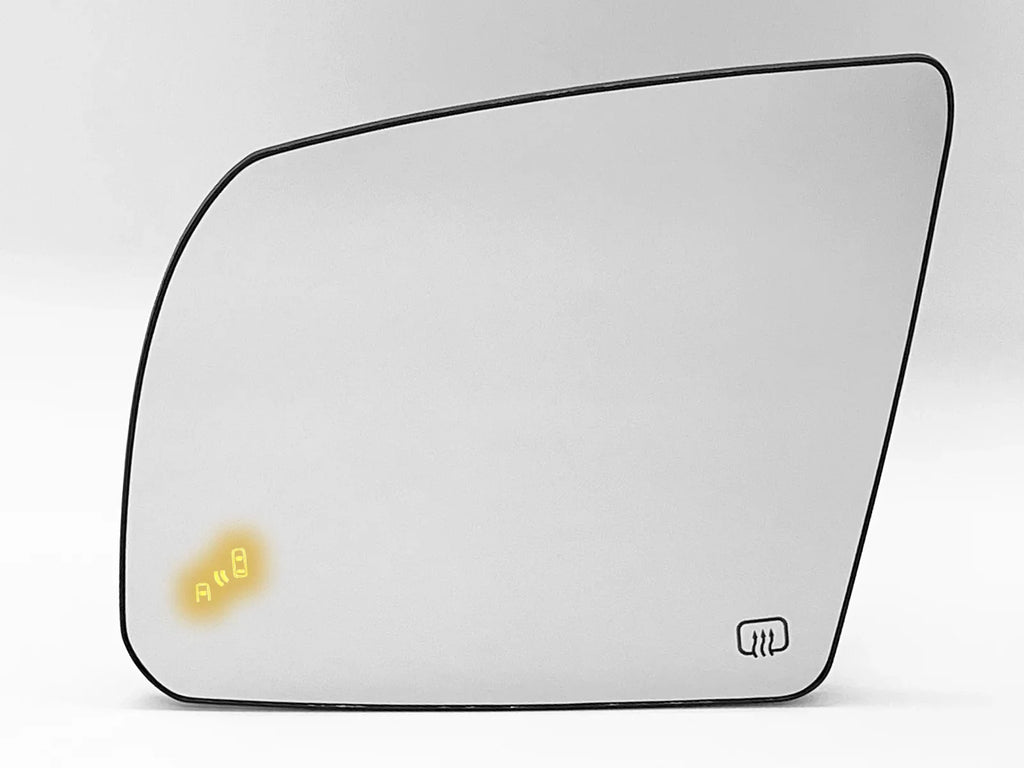 Exterior APA View for Tundra Mirror 879060C010 Sequoia Side TO1324132 2014-2021 Rear 2018-2022 Blind Replacement Heated Left Spot Driver with Power Detection Glass