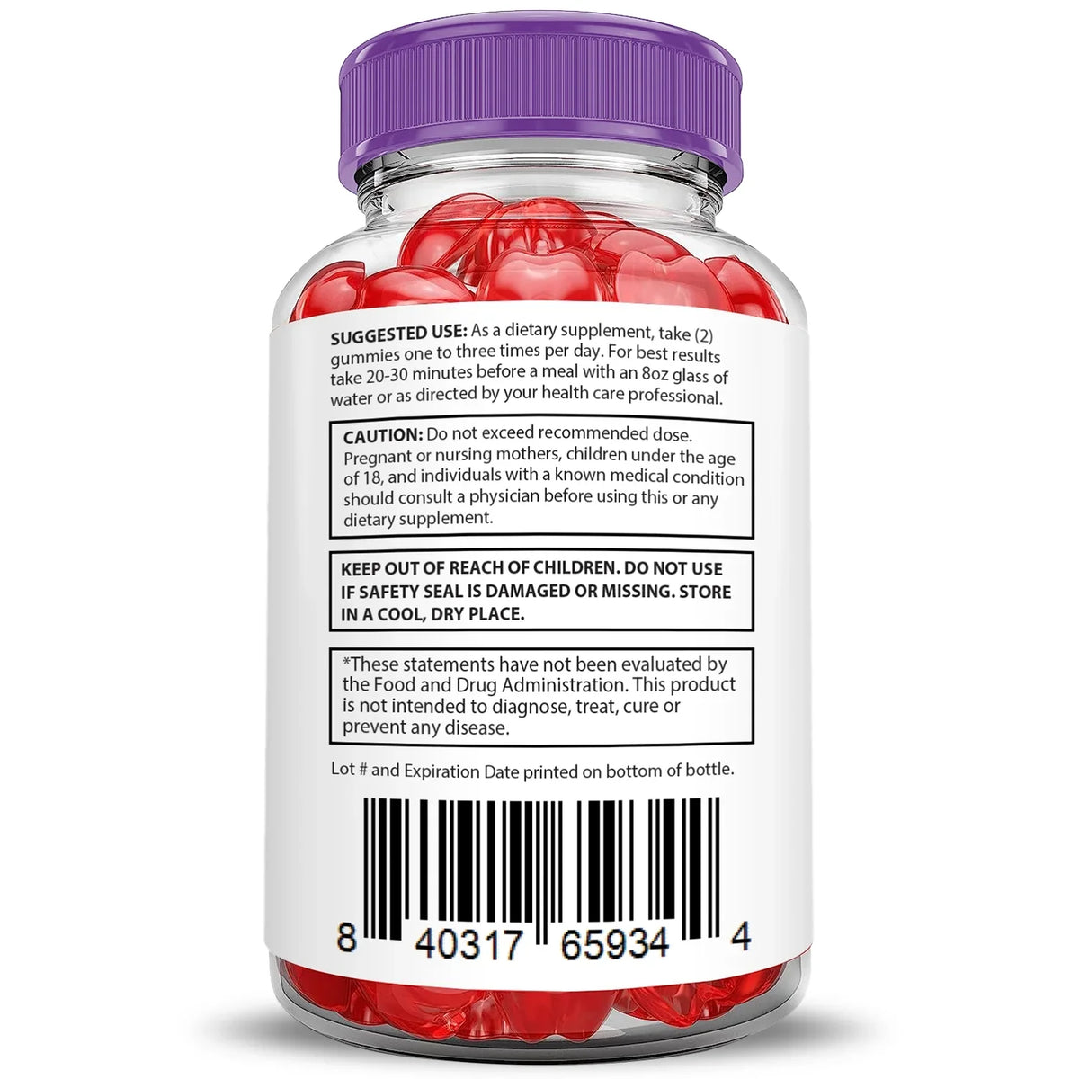 Dietary 120 Keto Extreme (2 Pack) Gummies Gummys ACV Pure Slim 2000mg Supplement