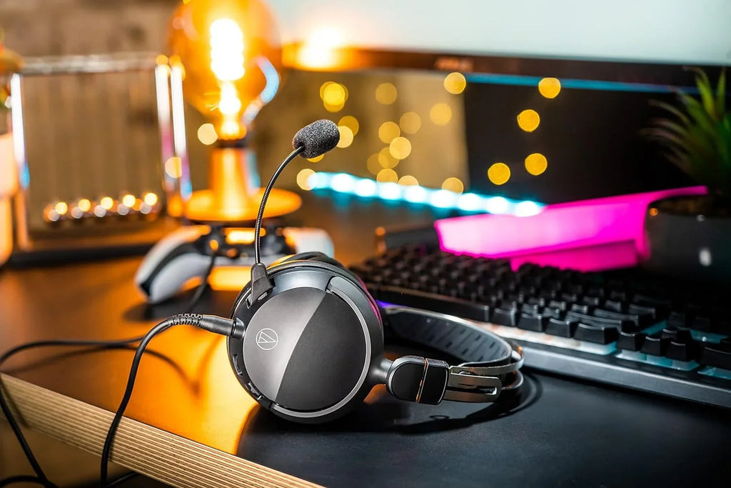 Audio 1 Coverage Year Gaming Protect Closed-Back Technica by (2022) - Wired Black/Blue Epic with ATH-GL3BK an Additional Headset