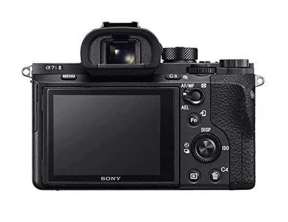 Sensor, ILCE7SM2/B II a7S Warranty No 12.2 Model) Camera Sony with E-mount Full-Frame Black MP (International