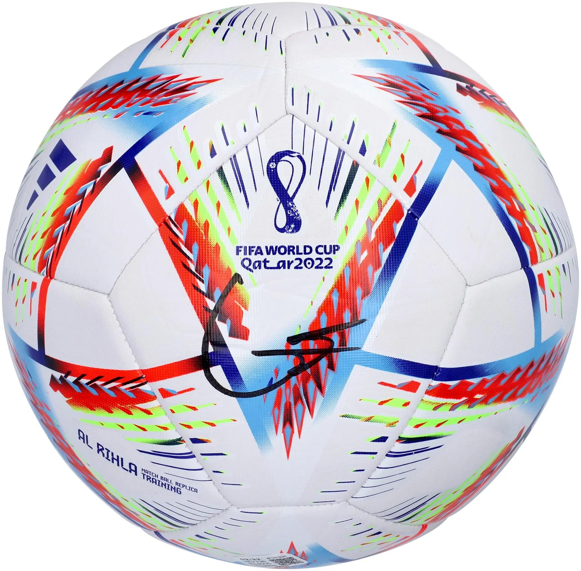 Ball Gavi Cup Fanatics - World Spain Autographed 2022 Authentic Certified Soccer Adidas
