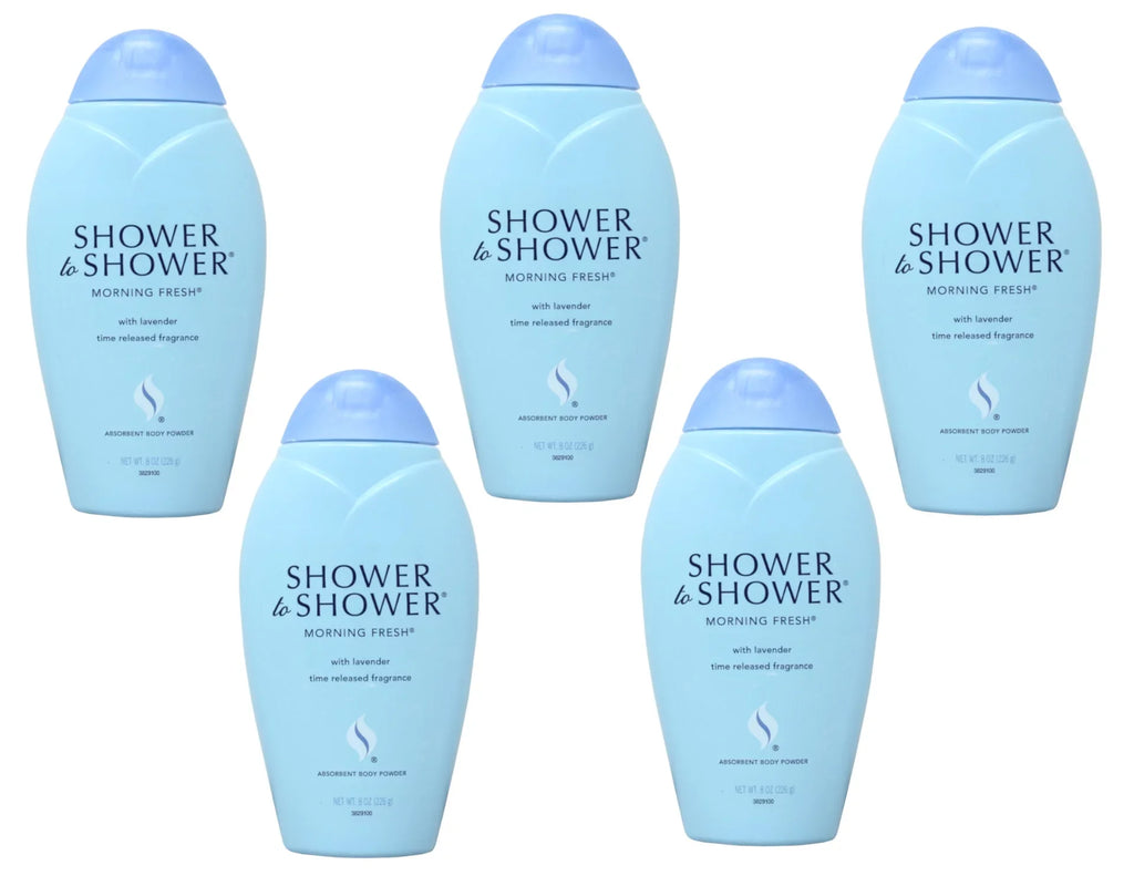 Absorbent To Fresh - Shower Shower Morning 8 Powder Pack Each 5 Body oz