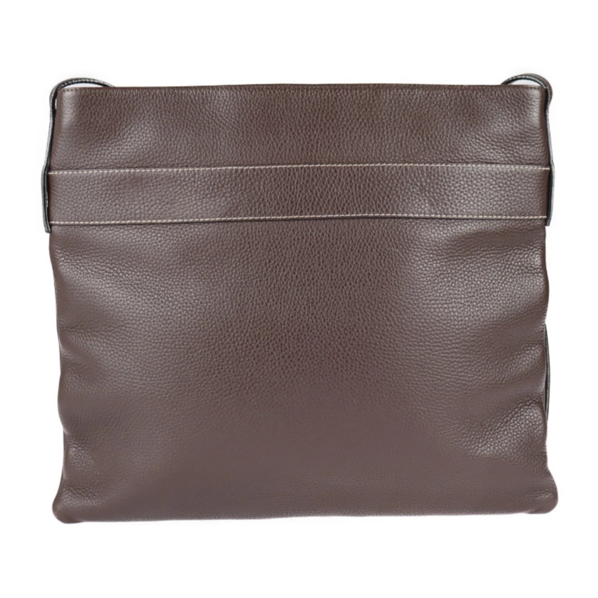 shoulder without Pre-Owned bag large (Good) leather brown LOEWE gusset Loewe