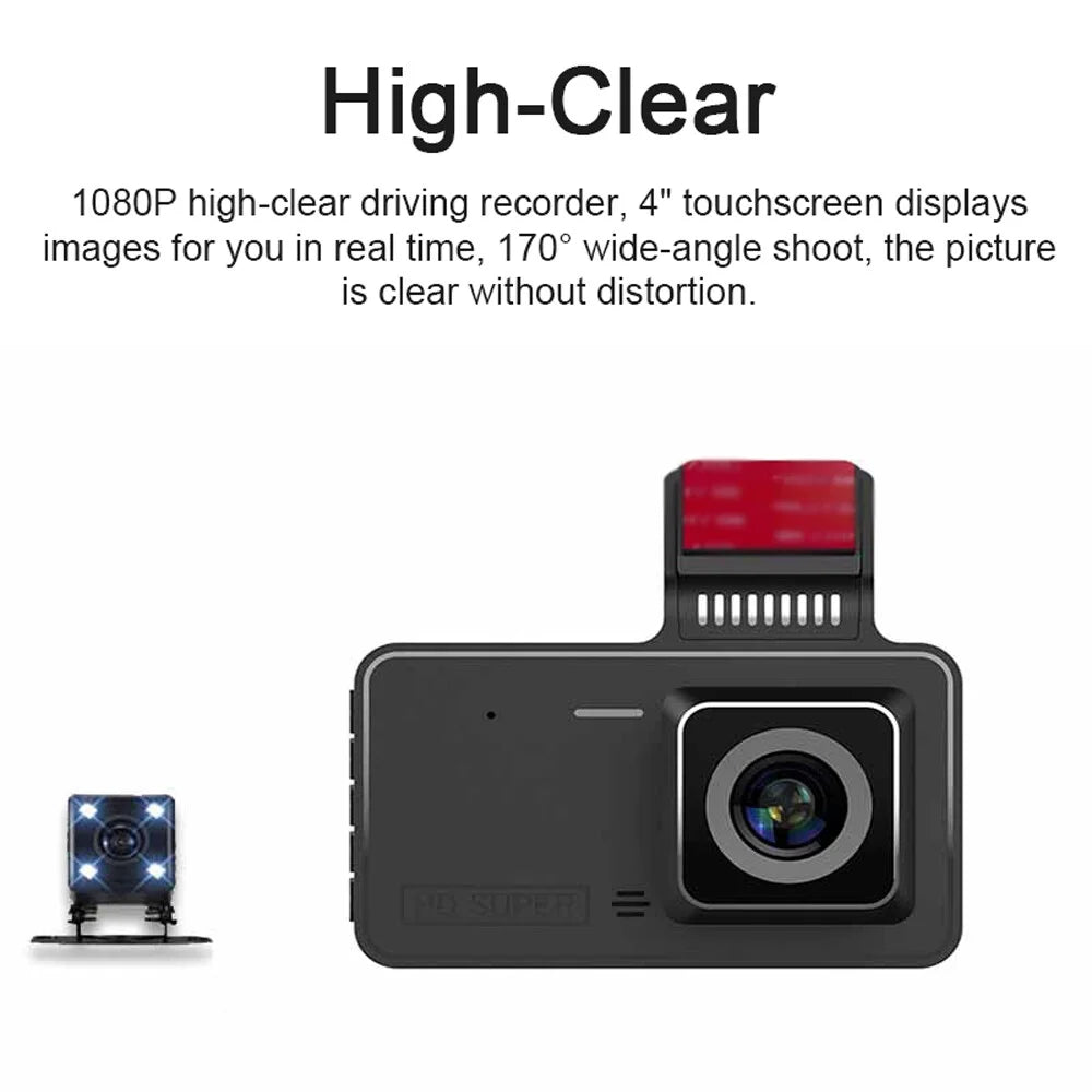 With Car With Dashcam Inch Dash Camera,Camera 4 Camera 1080p Andoer Dsfen Wide Car Car Dvr Dash 1080p 170° Dashcam 170° Support LoopPicture Support Wide Inch Dash 4 Wide With Loop Dvr 170°