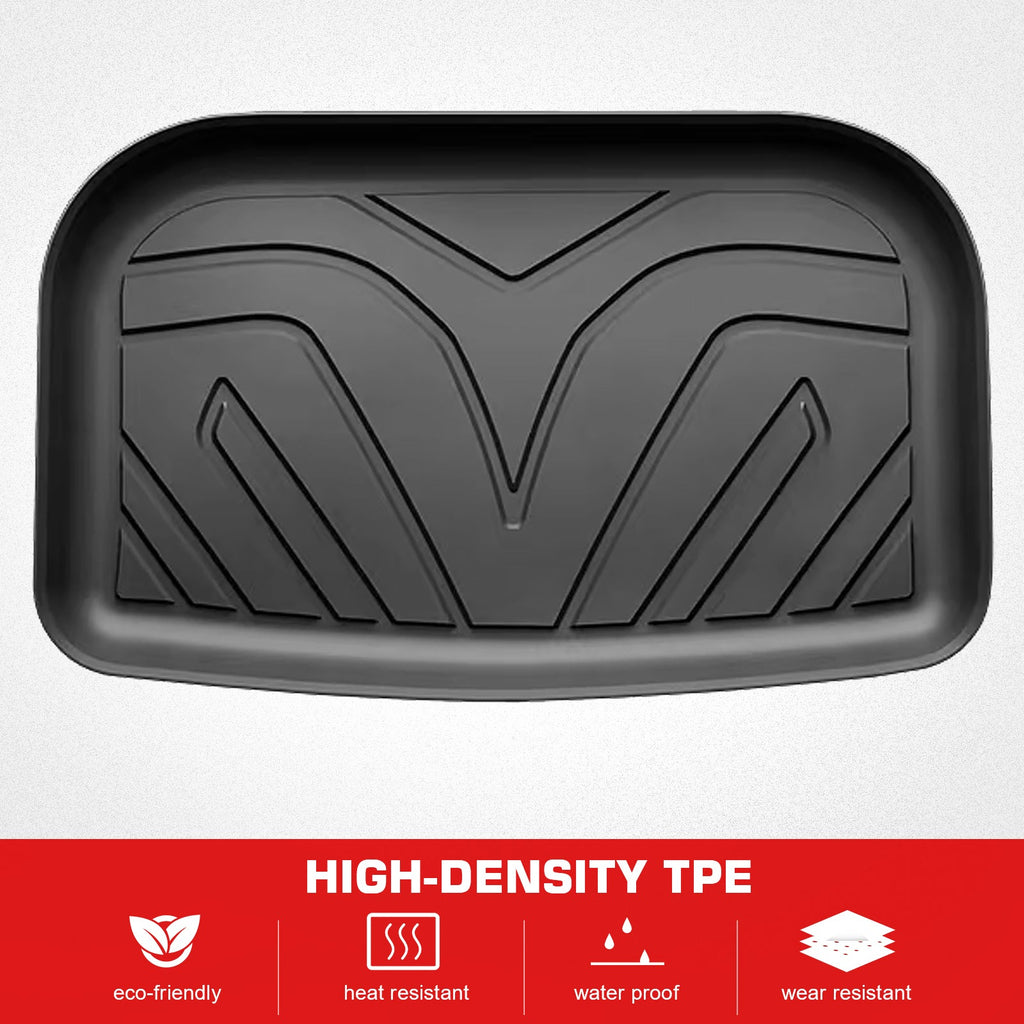 Y, Full 2nd Compatible Protection Floor Custom Mats Weather 2020-2023 All Tray TPE Motorsports Black Mats, 3D Trunk Floor Front Ikon Row Heavy Rear & Tesla + Liners, with Mat Set Cargo Model Duty