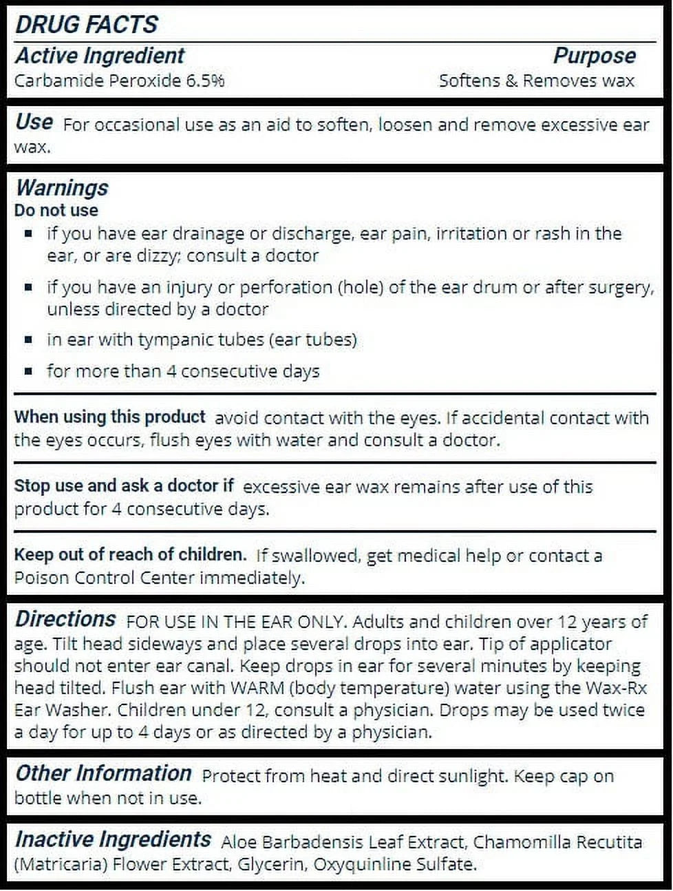 Doctor Easy ounce Wax-PH Wash System 15.2 Conditioned, Ear