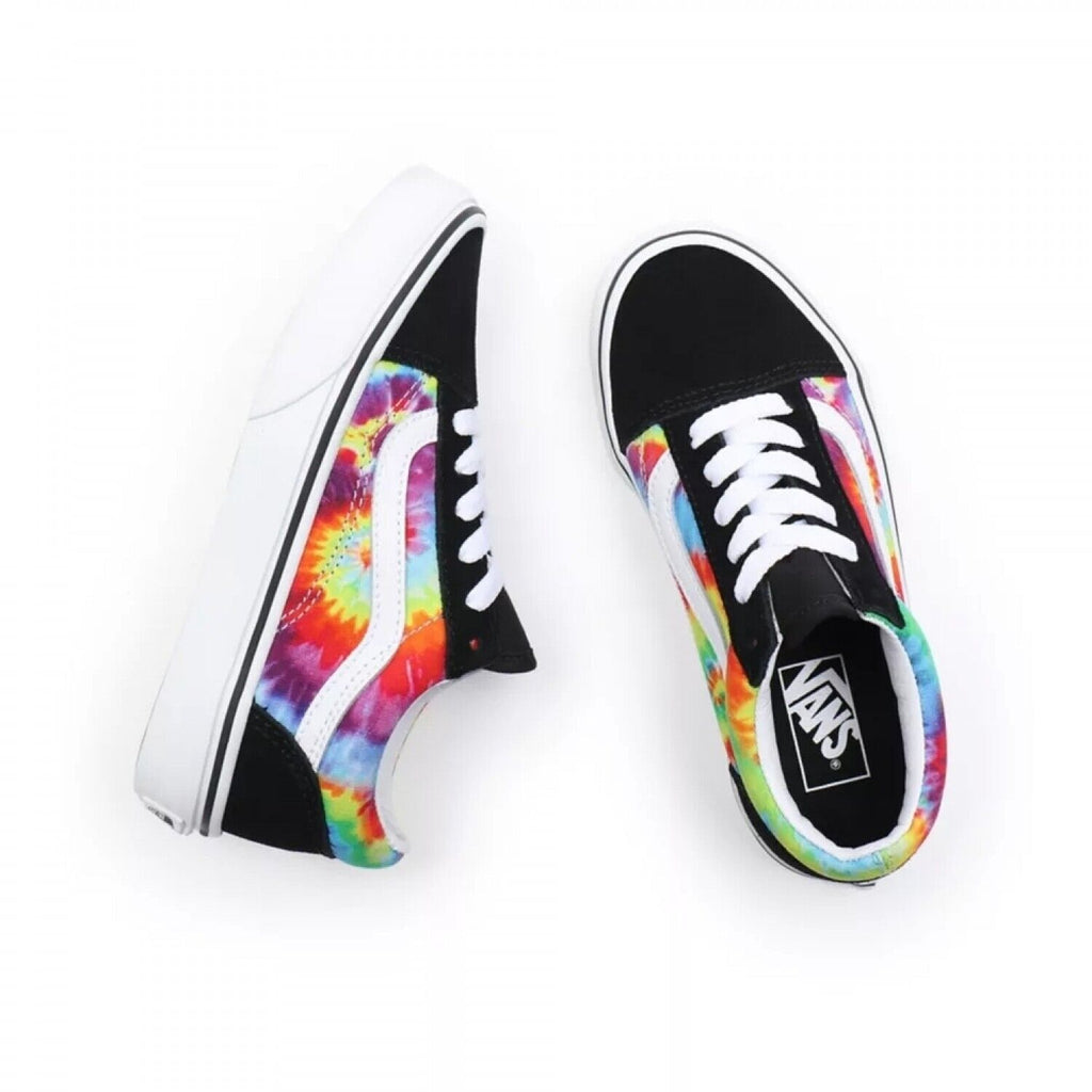 Skool (5) VN0A4UHZ99E1 Shoes Old Kid's Black/Multicolor Unisex Vans Skateboard C1751