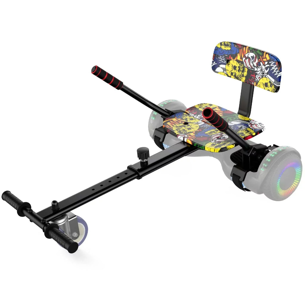 with Graffiti Seat Hoverboard Hoverboards Compatible 8"/ 6.5"/ Adjustable Accessories, Attachment, 10" for Hoverboards Kids,
