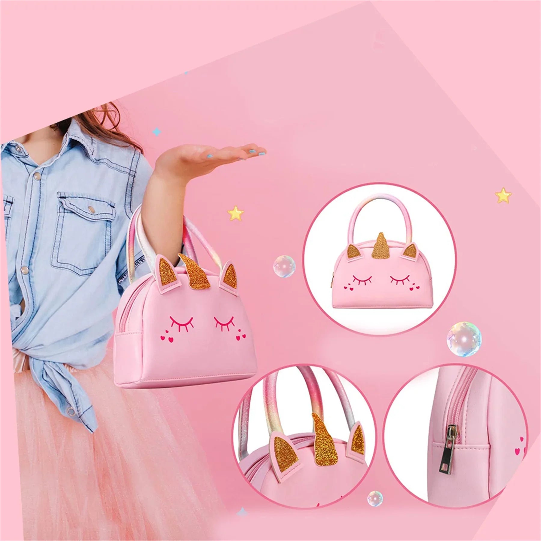 Girl for Bag Makeup Unicorn and Kids - Makeup Kit Makeup