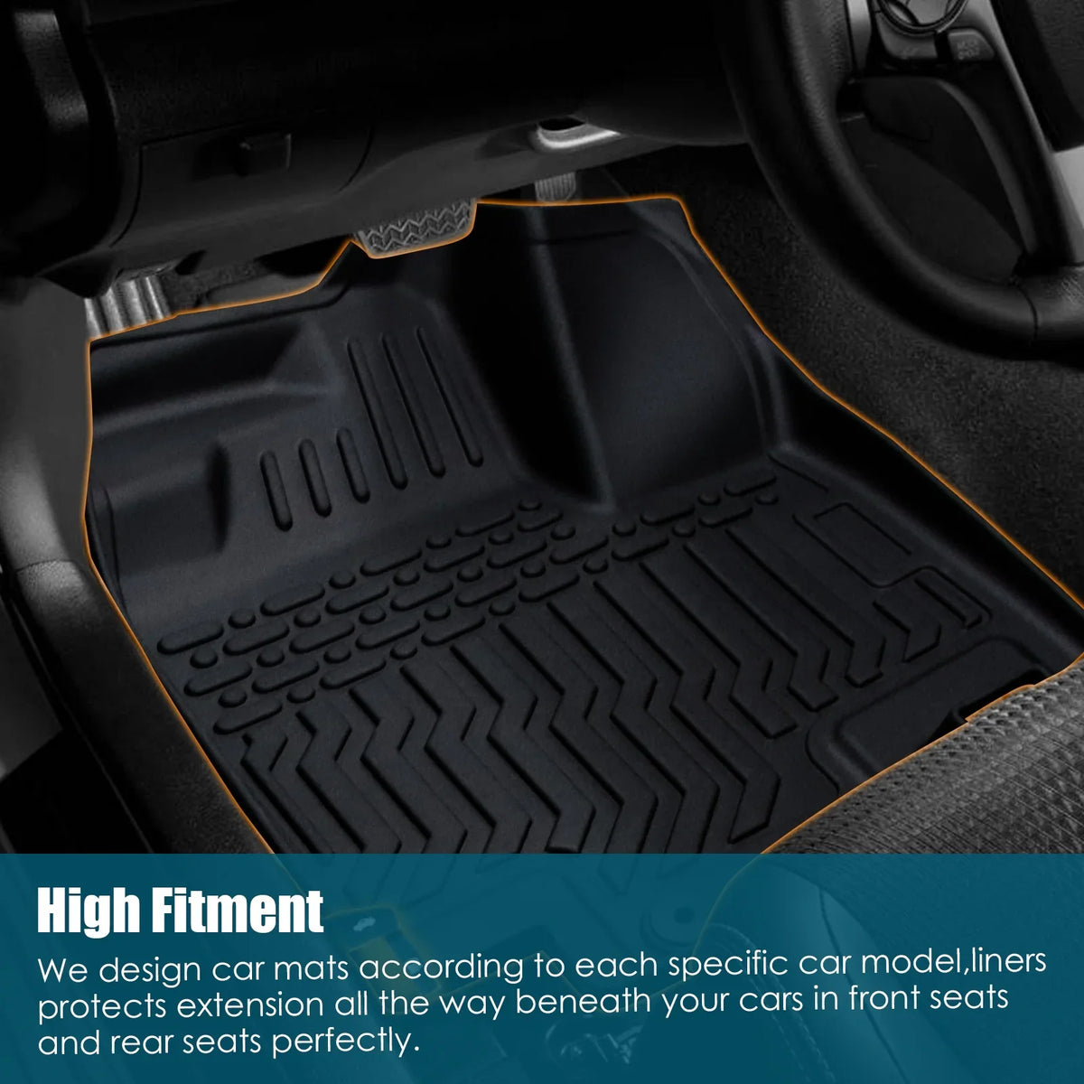 Console Dazzduo Telluride Kia Bucket Floor Telluride Center Floor Mats,Floor Telluride Aibecy Car Bucket 2020-2023