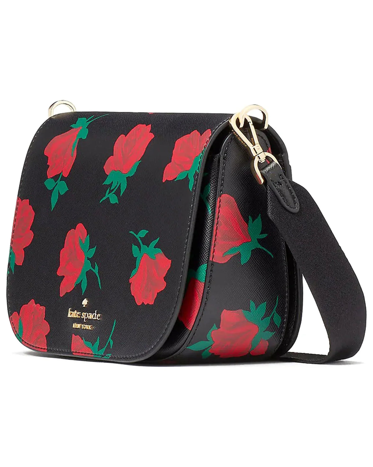 Madison Rose Toss Bag Saddle Printed