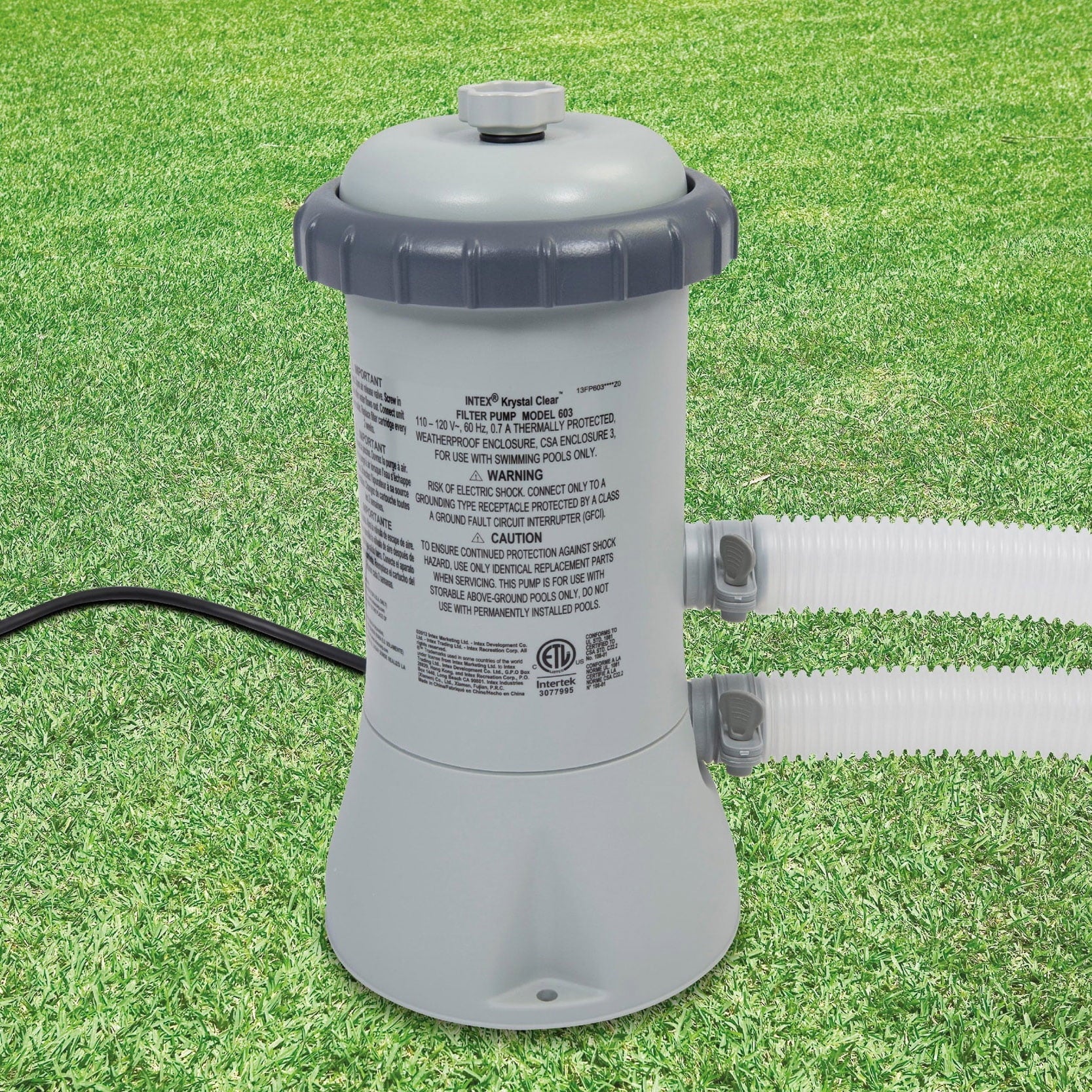with Filter 530 Pool Foot 12 GPH Cartridge Pump Intex Intex Inches Pool 30 x
