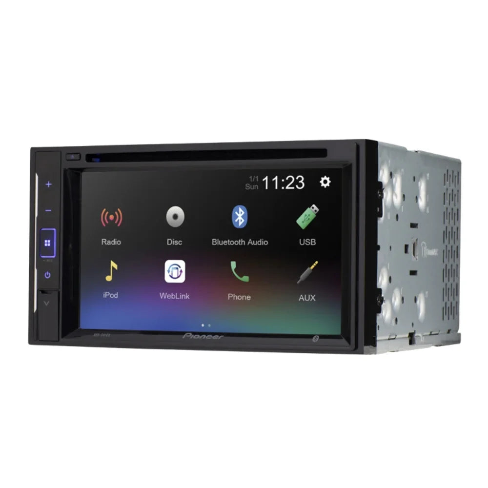 Car Suzuki for Kit/in-Dash 2001-2002 DIN Media 6.2" Double Touchscreen Bluetooth/Backup AM/FM Pioneer AVH-241EX Bundle Receiver XL-7 Digital with W/ KIT4886 Stereo Camera/Installation DVD/CD