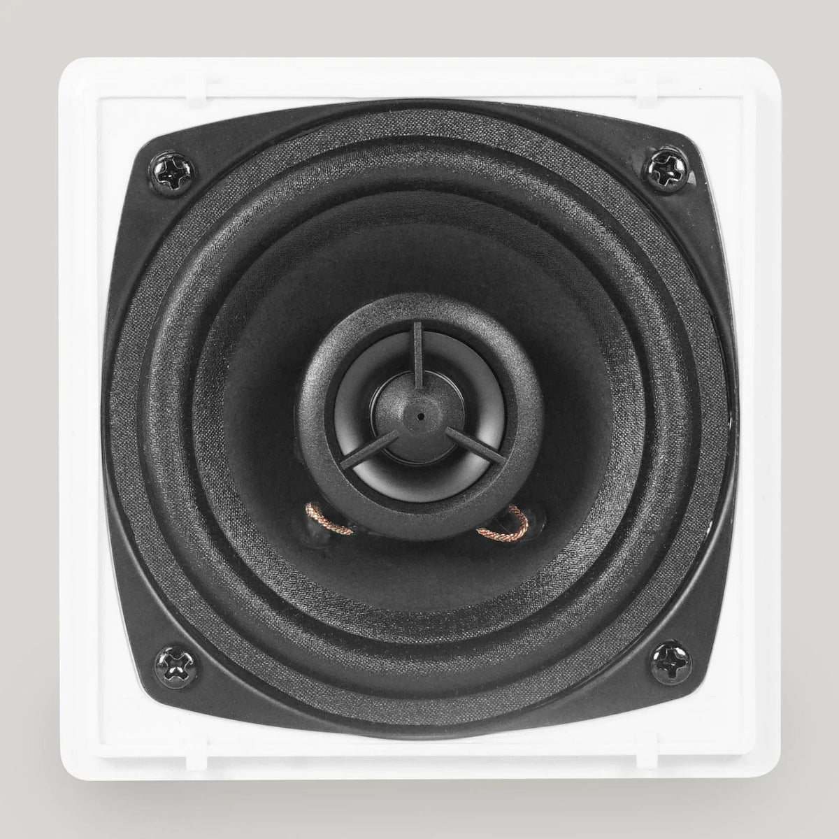 Kit Rockville Wall RPA40BT Speakers 4-Room White Audio Home Cube Receiver+(8)