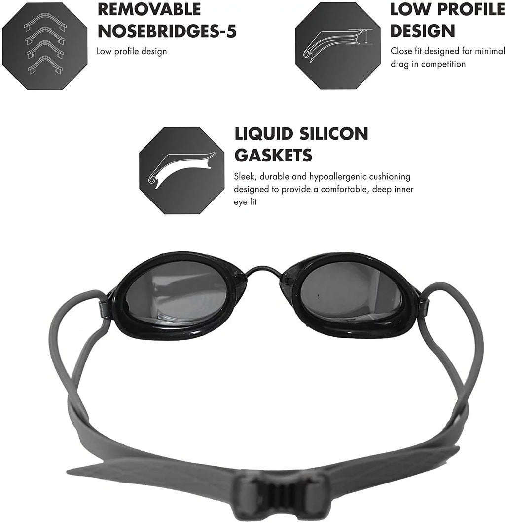 Frame/Silver Lens Gasket/Silver Goggle BLK Tracer TYR Mirror X Metallic Racing Mirrored
