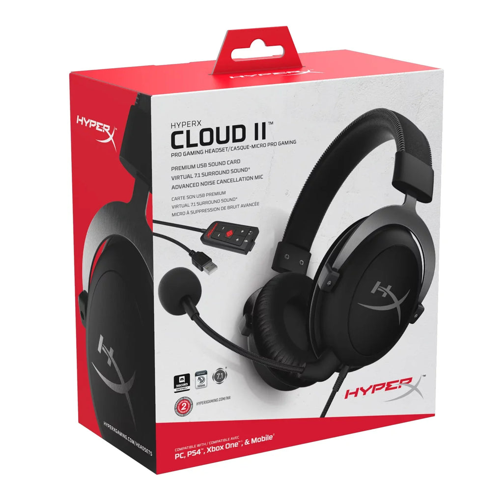 CLOUDII GUNMETAL PROGAMINGHEADSET HYPERX