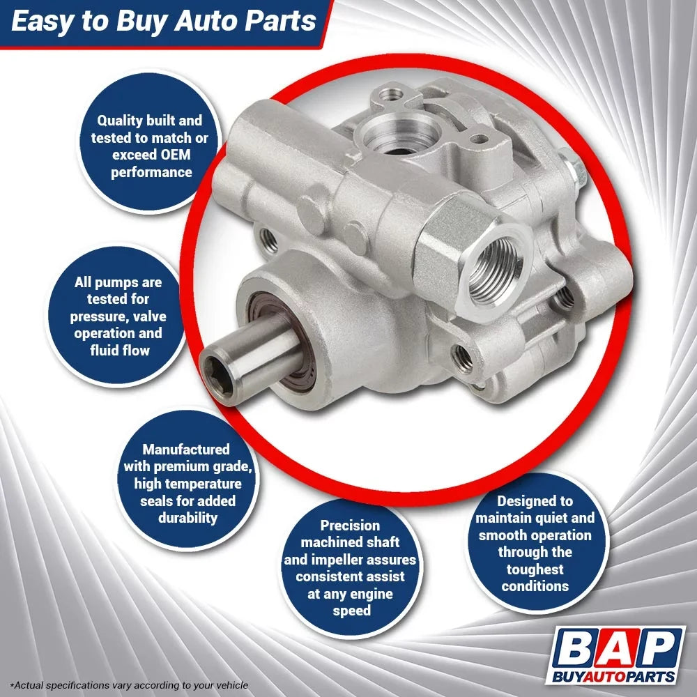 PASSAT New GLS VOLKSWAGEN Audi - For select: Pump 2.8L Power A4 Fits VW V6 Steering & Buyautoparts 1998-2000,2003 Passat