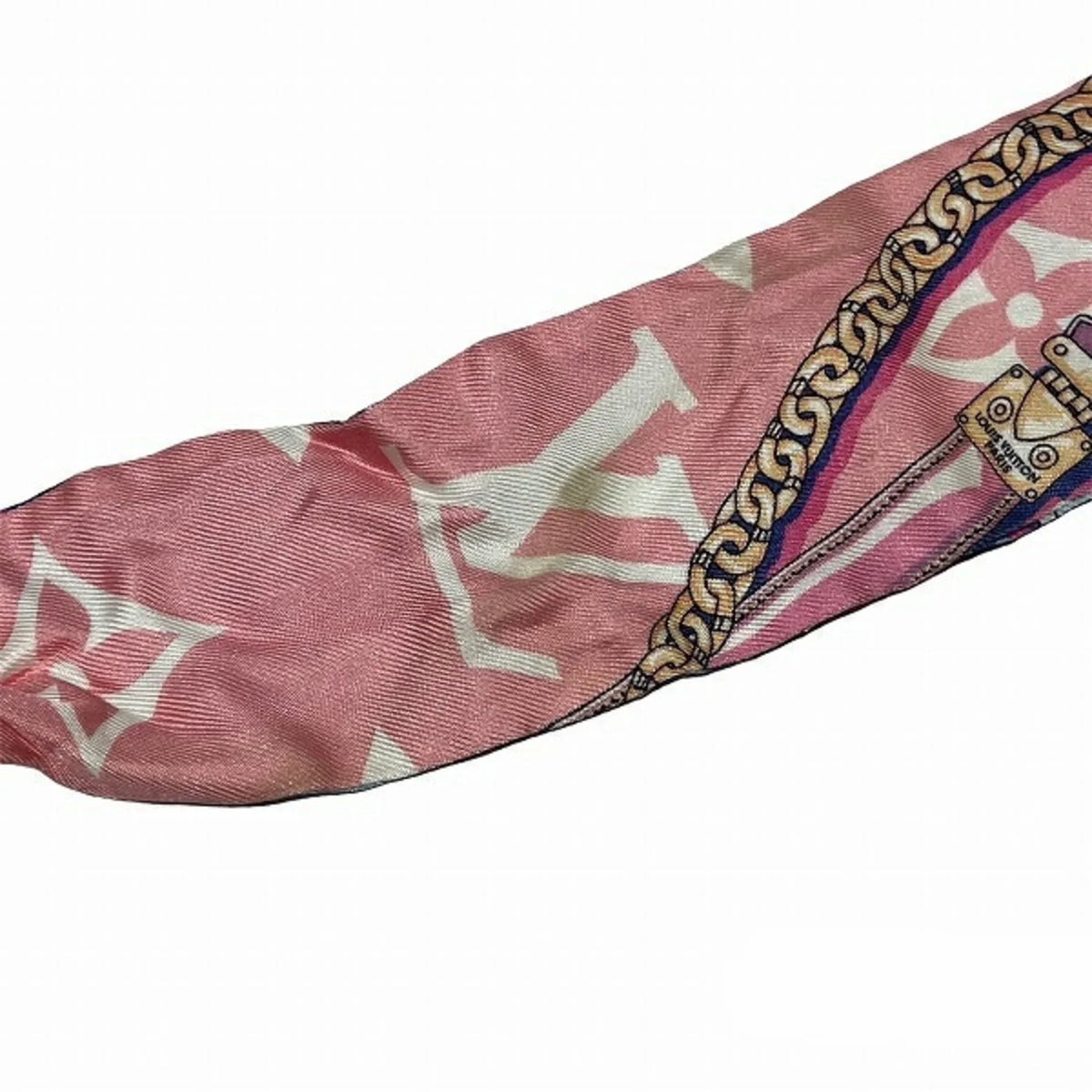BB Accessories Scarf (Good) Vuitton Silk Ultimate Women's Louis Bandana Bandeau Pre-Owned M76677