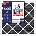 MADE x Size: 16.5 | 4-PACK | 22 MERV Air 8 Filter 16.5x22x1 A/C King | USA Carbon Filter Pleated IN Furnace .75" Filters Actual | HVAC x