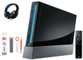 AXTION BOLT Like Console Nintendo New Wii Kit Black Cleaning Headset + Gaming Bundle