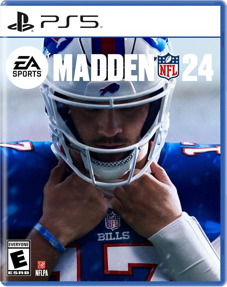 Newest Cover PlayStation_PS5 with Version Gaming 24 Bundle Skin Silicone 2023 Disc | NFL Controller Madden Console