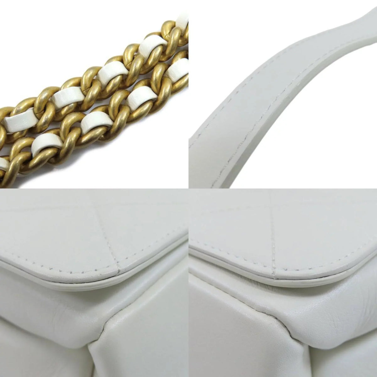 Lambskin CHANEL (Good) Shoulder Ladies Matelasse Bag Pre-Owned Chain Chanel
