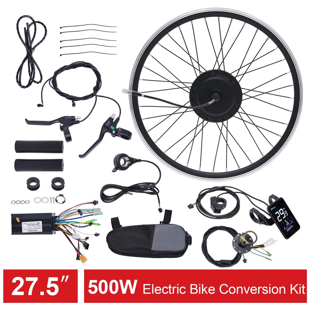 500W Conversion 27.5" Motor Wheel Motor DENEST Front Kit Electric 36V Hub Bicycle E-Bike