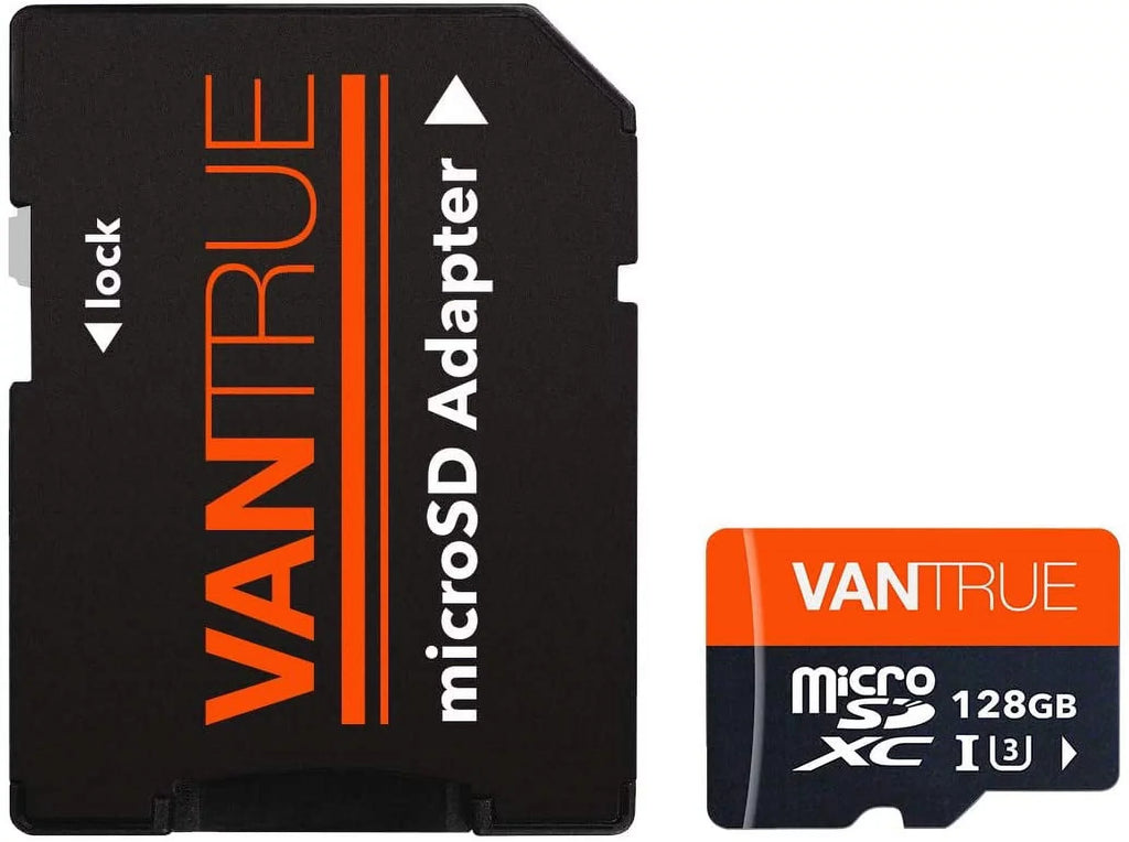 Video & Security UHD Memory 128GB Surveillance for Other 10 UHS-I U3 Class Action with MicroSDXC Monitoring Adapter V30 Camera, 4K Cams Body Dash Vantrue Cams, Cams, Card