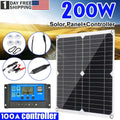 200W emergency outdoor MDHAND car source solar solar panel charger controller with kit light home charge camping
