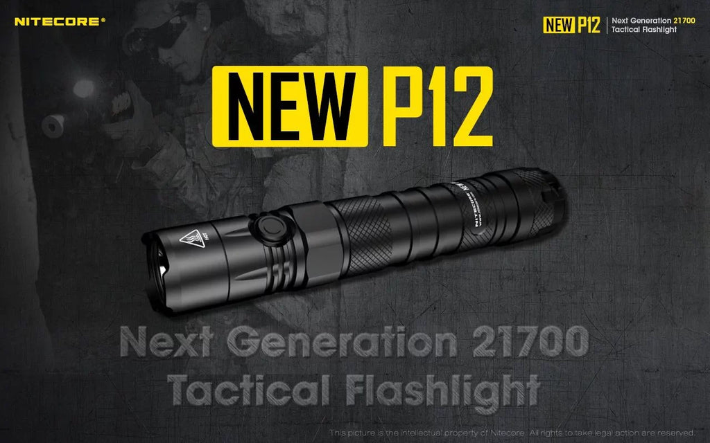 Nitecore and Switch Lumens Version Flashlight New Cord, USB RSW3 1200 Offset P12 - LED w/NL2150HPR Mount Pressure Battery,