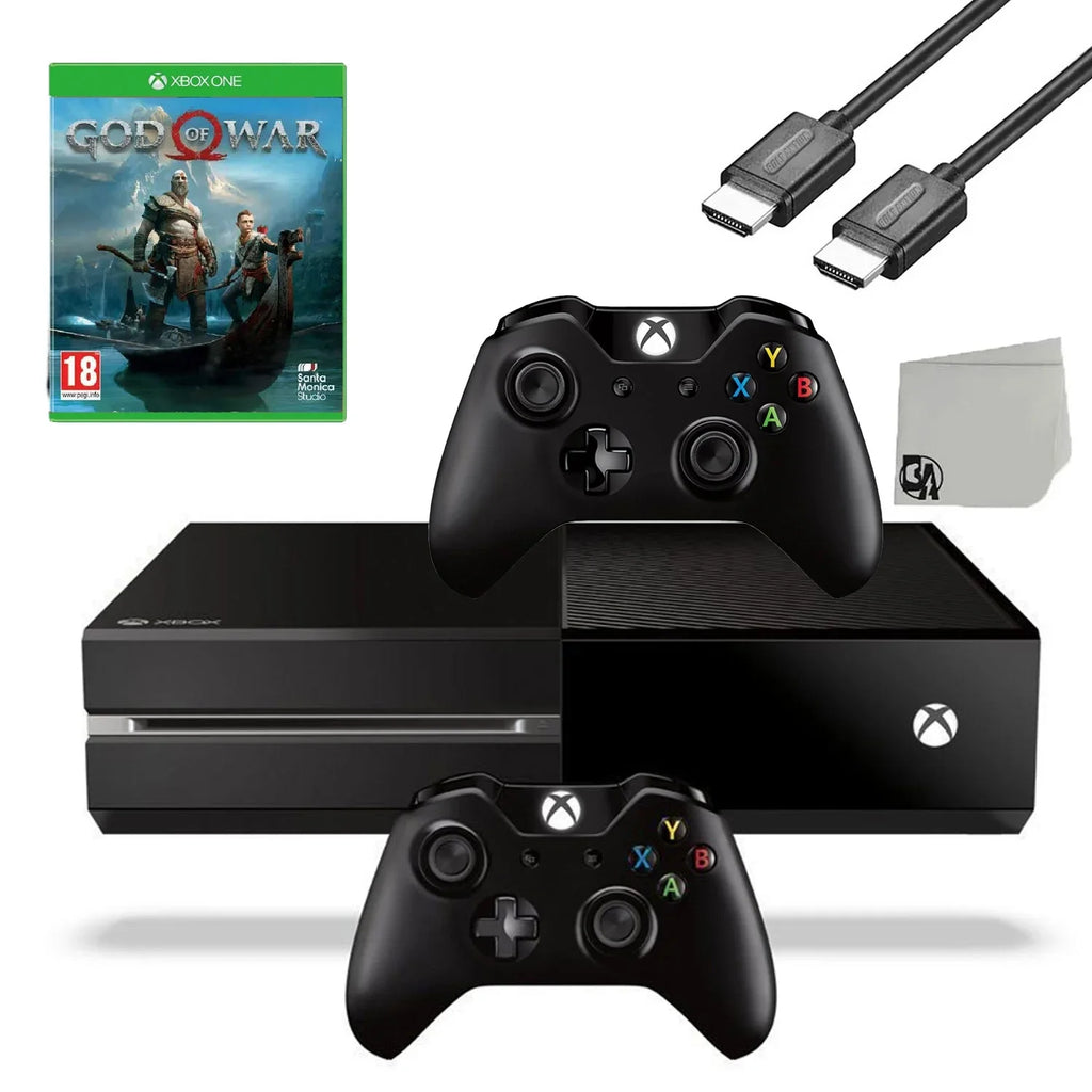 Original 2 Like Included BOLT Xbox Of 500GB AXTION Console God One Gaming With Bundle Black HDMI War Game Cable New Controller Microsoft