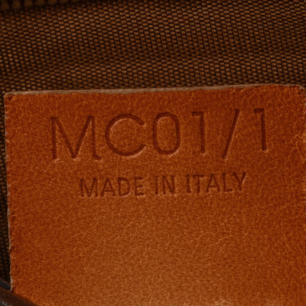 Bag Macadam Authenticated Celine Coated Pre-Owned Tote Canvas (Good) Brown Unisex Fabric