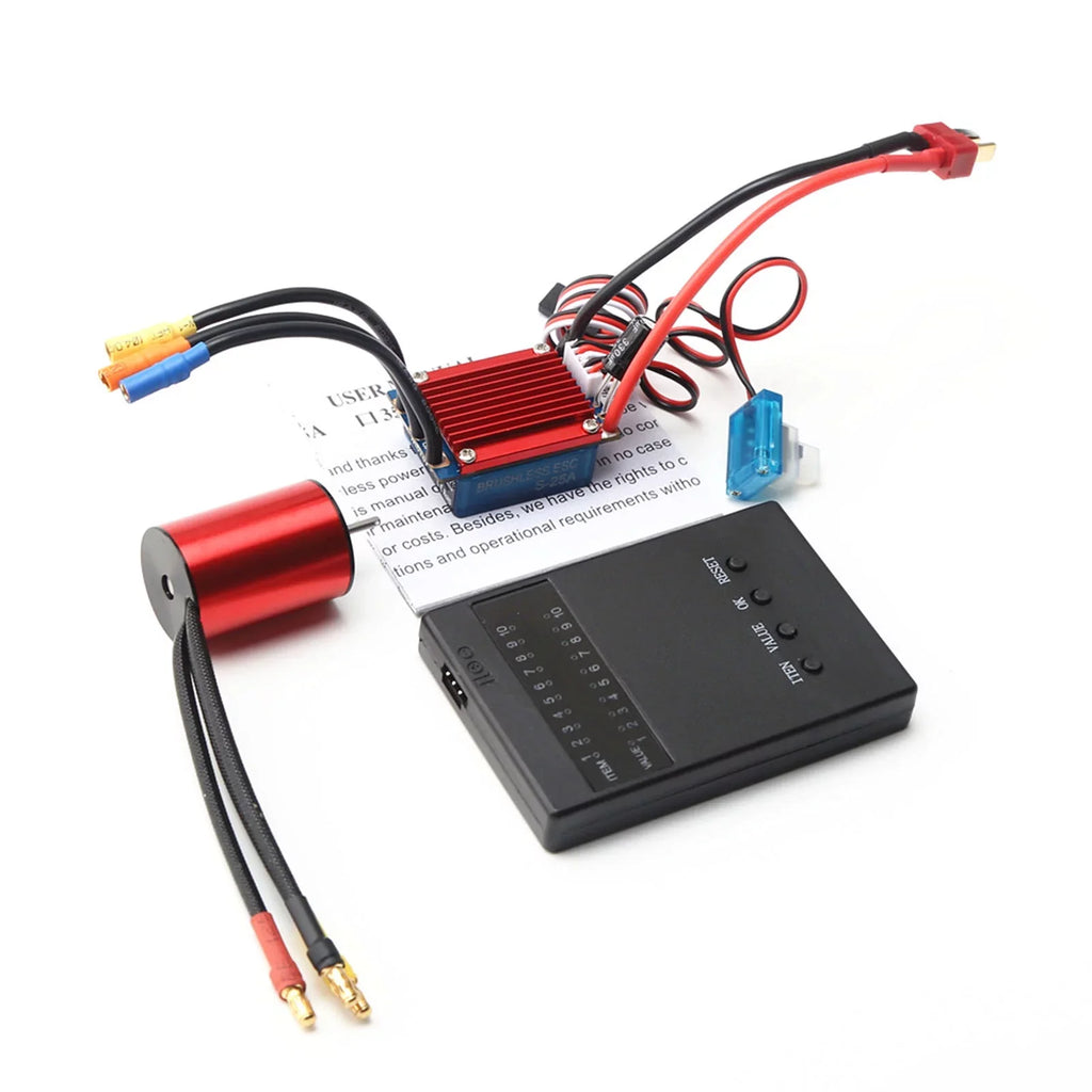 Motor 25A Brushless Brushless 118 4800KV 4P RC Servo Truck Sensorless Programming Speed Car Electric Controller for 116 S2435 2.2KG ESC