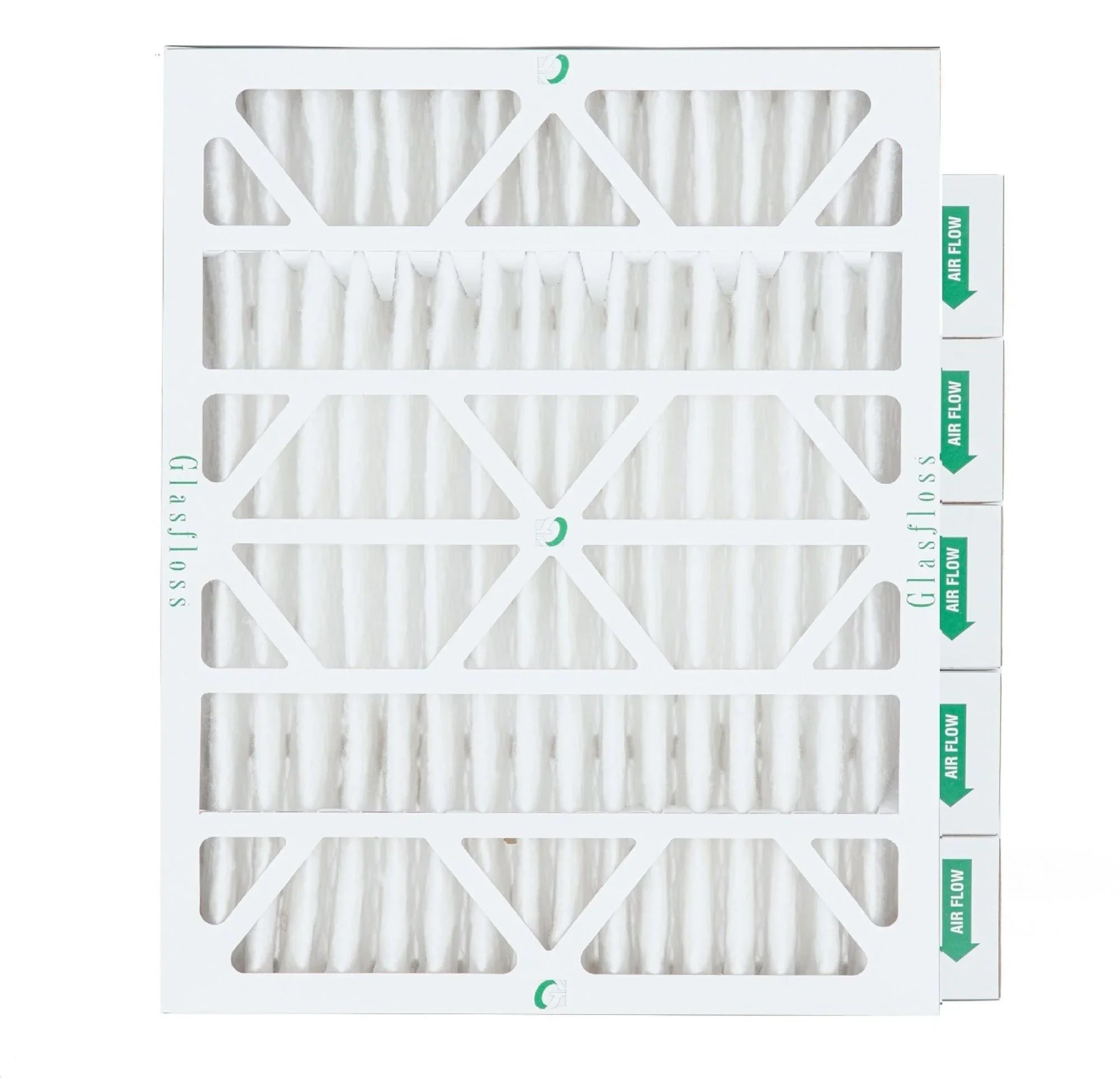 x Air of by Pack 4" Inch 19-1/2 24-1/2 3-3/4 Size: 20x25x4 x Glasfloss. Actual Filters Pleated MERV 13 6