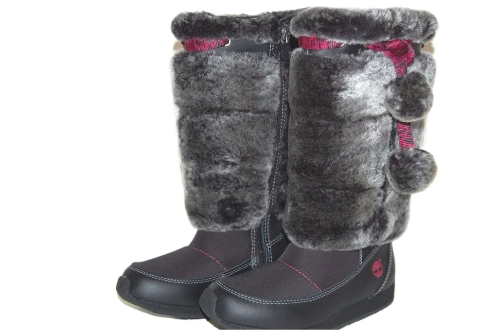 Fur 2.5 Medium Boot Black Youth 59794 Tall Preschool Timberland Winterberry size US