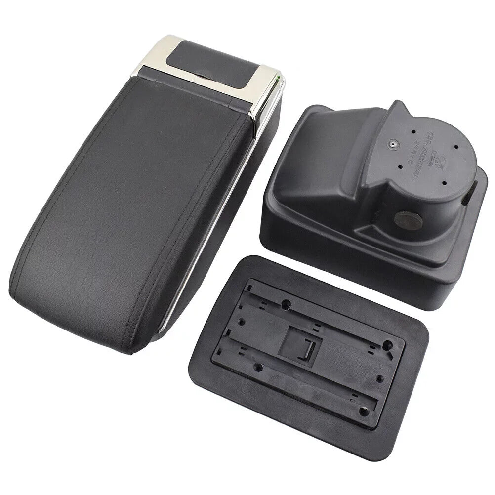 Console Box Rest Fiesta Arm Parts Cup Storage For Holder Ford 2011-2019 Armrest