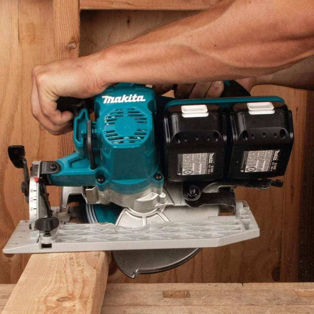 Kit X2 LXT Brushless Lithium-Ion XSH06PT 7-1/4 Circular 36V Cordless 18V Makita 5.0Ah Saw