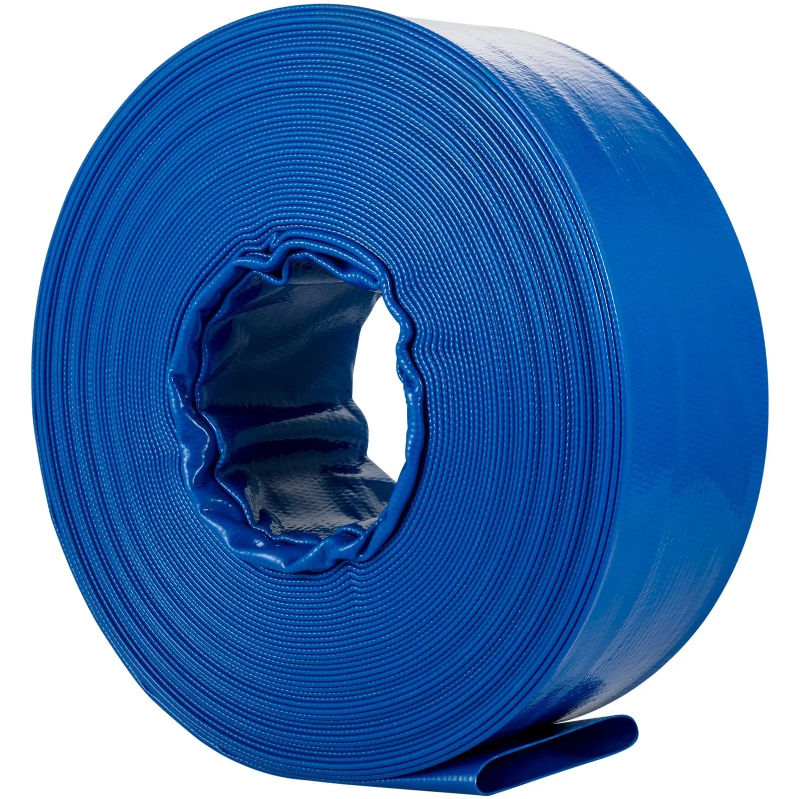 Heavy Water & Hose, Swimming for Blue 105', Weather-proof Clamps, Pool Backwash PVC Hose, Flat Hose Fabric x Burst-proof, VEVOR 1-12" Discharge & with Duty Lay Transfer, Drain Ideal