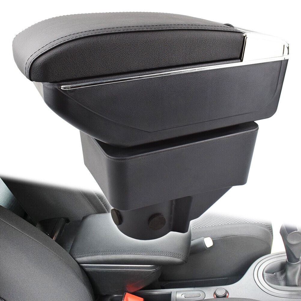 Console Box Rest Fiesta Arm Parts Cup Storage For Holder Ford 2011-2019 Armrest